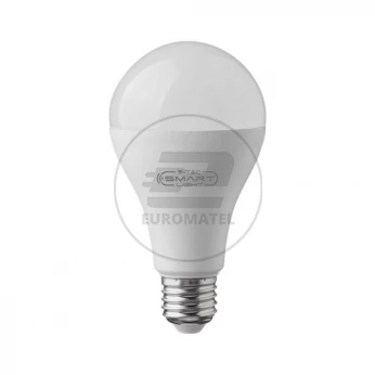 Żarówka LED WiFi V-TAC 20W E27 RGB CCT Kompatybilna Amazon Alexa i Google Home 3w1 VT-5021 RGB+2700K-6400K 1350lm