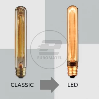 Żarówka LED V-TAC 2W EDISON RETRO E27 T30 Bursztynowa VT-2162 1800K 65lm