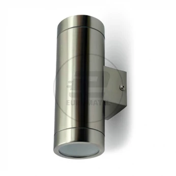 Kinkiet LED VT-7642 GU10 IP44 Stal Szczotkowana 7507