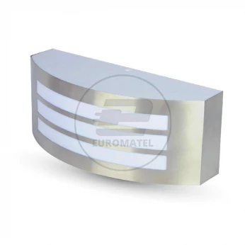 Kinkiet Ogrodowy V-TAC E27 Stal Nierdzewna i PC IP44 VT-7680