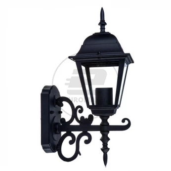 Lampa Ogrodowa Ścienna VT-760 E27 Max. 60W Czarna UP 7519