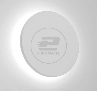 Lampa Ścienna LED VT-743 9W 3000K 660lm IP65 Okrągła Biała 7526
