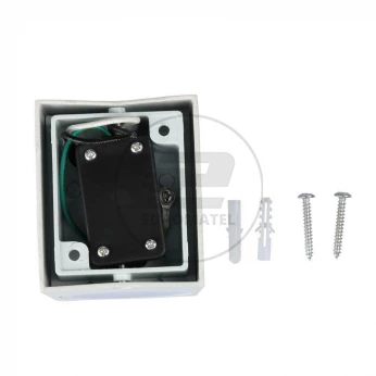 Oprawa ewelacyjna VT-7651 SLEEK GU10 WALL FITTING(ALUMINUM)SQUARE-WHITE BODY, 1 WAY IP44 7539