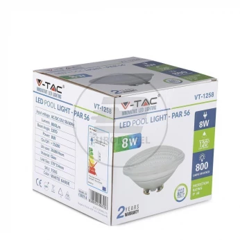 Żarówka LED V-TAC Basenowa 8W PAR56 VT-1258 3000K 800lm