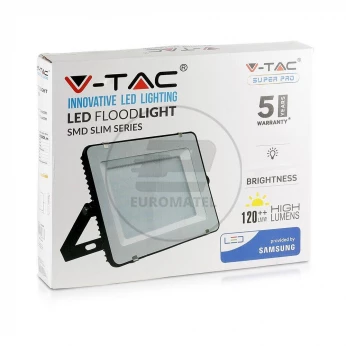 Projektor LED 100W 12000lm 6400K 120lm/W Dioda SAMSUNG Czarny IP65 767