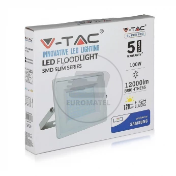 Projektor LED 100W 12000lm 6400K 120lm/W Dioda SAMSUNG Biały IP65 769