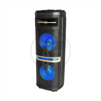 Głośnik Bezprzewodowy na kółkach 120W VT-6210 1x Mikrofon przewodowy 1x Mikrofon bezprzewodowy 7734