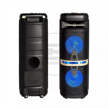 Głośnik Bezprzewodowy na kółkach 120W VT-6210 1x Mikrofon przewodowy 1x Mikrofon bezprzewodowy 7734