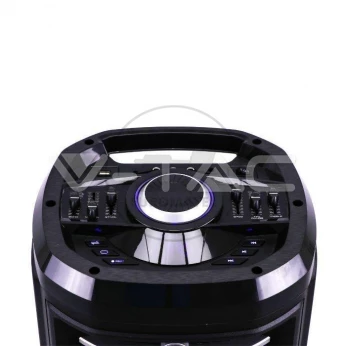 Głośnik Bezprzewodowy na kółkach 120W VT-6210 1x Mikrofon przewodowy 1x Mikrofon bezprzewodowy 7734