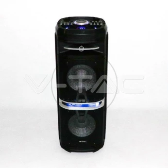 Głośnik Bezprzewodowy na kółkach 120W VT-6210 1x Mikrofon przewodowy 1x Mikrofon bezprzewodowy 7734