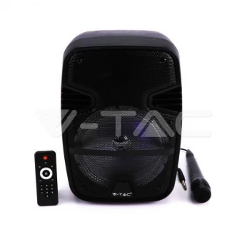 Głośnik Bezprzewodowy na kółkach 15W VT-6208 1x Mikrofon przewodowy RGB 7735