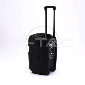 Głośnik Przenośny V-TAC 35W Mikrofon, RGB, PILOT, USB, Micro SD & FM Radio, na kółkach 510x320x270 VT-6212