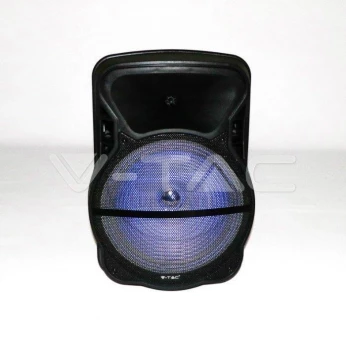 Głośnik Bezprzewodowy na kółkach 50W VT-6315 1x Mikrofon przewodowy 1x Mikrofon bezprzewodowy 7738