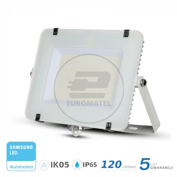 Projektor LED V-TAC 150W SAMSUNG CHIP SLIM Biały 120lm/W VT-156 6400K 18000lm 5 Lat Gwarancji