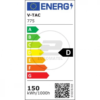 Projektor LED V-TAC 150W SAMSUNG CHIP SLIM Biały 120lm/W VT-156 6400K 18000lm 5 Lat Gwarancji