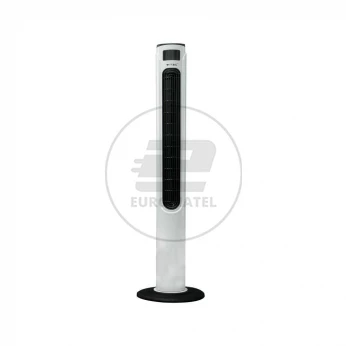 Wentylator Wieżowy V-TAC z wyświetlaczem temperatury i pilotem 55W 120cm Biały VT-5547
