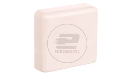 Ultra Łącznik zakończeniowy 25x16/25x25mm biały RAL 9010 ETK25361