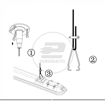 Zestaw V-TAC Do Zwieszania Lamp