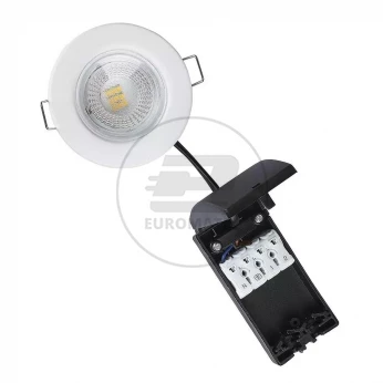 Oczko LED SAMSUNG CHIP 5W Hermetyczne IP65 Ściemnialne Białe VT-885 4000K 500lm 5 Lat Gwarancji