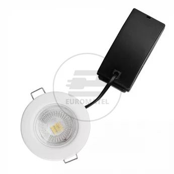 Oczko LED SAMSUNG CHIP 5W Hermetyczne IP65 Ściemnialne Białe VT-885 4000K 500lm 5 Lat Gwarancji