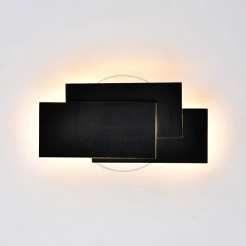 Kinkiet LED VT-712 12W 3000K 1100lm IP20 Czarny 8204