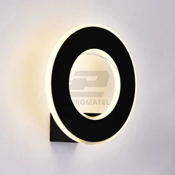 Kinkiet LED VT-710 9W 4000K 990lm IP20 Czarny 8228