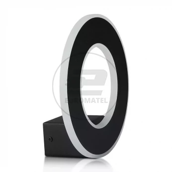 Kinkiet LED VT-710 9W 4000K 990lm IP20 Czarny 8228