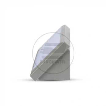 Lampa Ścienna Zewnętrzna VT-8054 12W 4000K 600lm IP65 Szara 8234