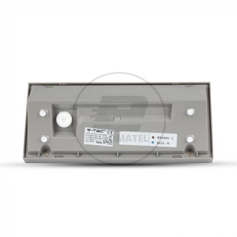 Lampa Ścienna Zewnętrzna VT-8054 12W 4000K 600lm IP65 Szara 8234