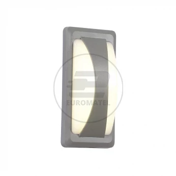 Oprawa Ścienna V-TAC 12W LED Szary IP65 VT-8058 6400K 500lm