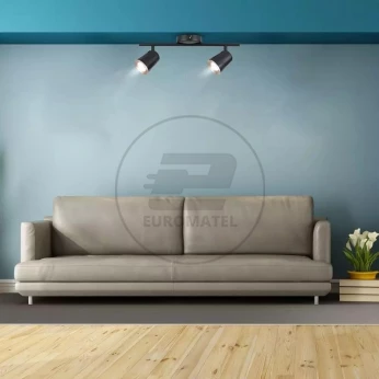Lampa Ścienna VT-812 12W 3000K 960lm Czarna 8255