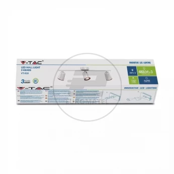 Lampa Ścienna VT-818 18W 3000K 1440lm Biała 8258