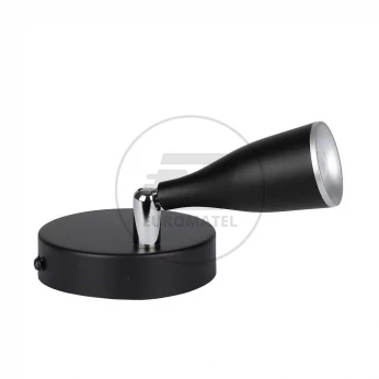 Lampa Ścienna VT-805 4,5W 3000K 360lm Czarna 8263