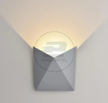 Kinkiet Ścienny V-TAC 5W LED Szary IP65 VT-825 4000K 550lm