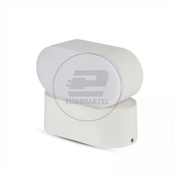 Kinkiet Ścienny V-TAC 6W LED Biały IP65 Obrotowy 350st VT-816 3000K 660lm