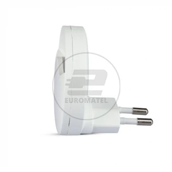 Lampka Nocna do Gniazdka LED V-TAC SAMSUNG CHIP Okrągła VT-83 4000K 10lm