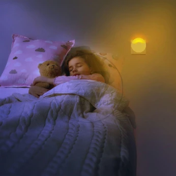 Lampka Nocna do Gniazdka LED V-TAC SAMSUNG CHIP Okrągła VT-83 4000K 10lm