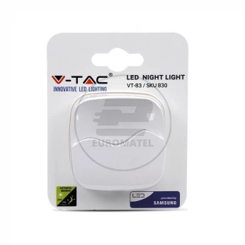 Oświetlenie Nocne LED VT-83 CHIP 3000K Kwadrat 830