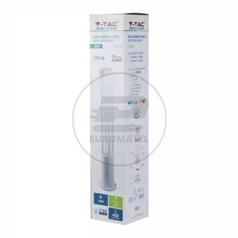 Oprawa Ogrodowa Słupek 10W LED V-TAC IP65 Biały 80cm VT-820 6400K 450lm