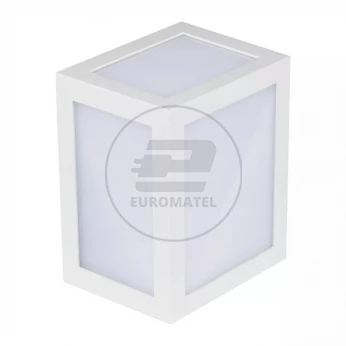 Oprawa Ścienna V-TAC 12W LED IP65 Biała VT-822 4000K 750lm