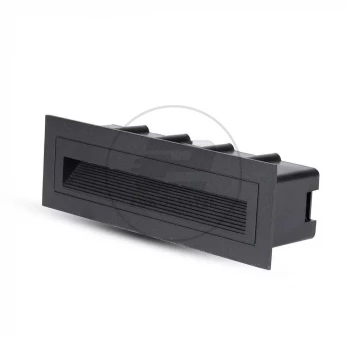 Oprawa Schodowa 6W LED V-TAC Wpuszczana Czarny Prostokąt 230V VT-856 3000K 240lm