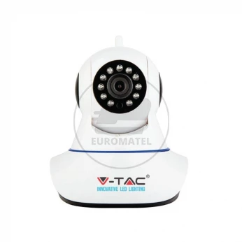 Kamera Wewnętrzna 720P WiFi IP 2-drożna z mikrofonem EU Plug IP20 V-TAC VT-5120