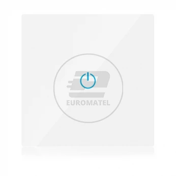 Włącznik Szklany WiFi V-TAC Pojedynczy Biały Amazon Alexa, Google Home, Nest VT-5003