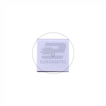 Włącznik Szklany WiFi V-TAC Pojedynczy Biały Amazon Alexa, Google Home, Nest VT-5003