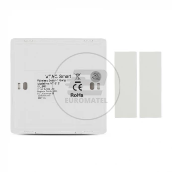 Przełącznik Bezprzewodowy Pojedynczy IP54 do SKU 8458, 8459 V-TAC VT-5131