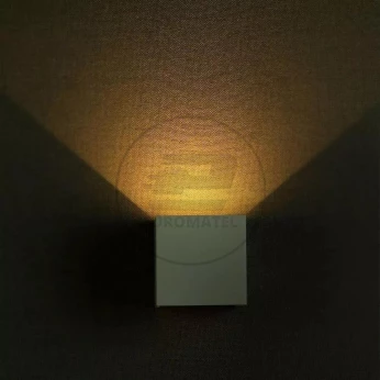 Kinkiet Ścienny V-TAC 12W LED Góra/Dół Regulowany Chip BRIDGELUX Biały Kwadrat IP65 VT-759-12 4000K 1100lm