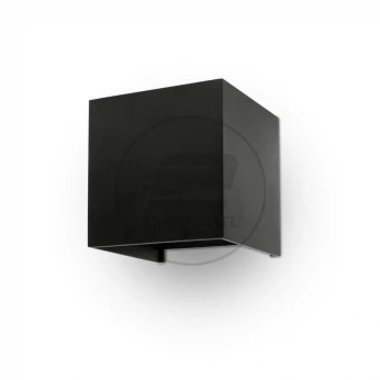 Oprawa elewacyjnaVT-759-12 12W-WALL LAMP WITH BRIDGELUX CHIP COLORCODE:3000k BLACK SQUARE 8529