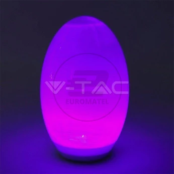 Oprawa Ogrodowa Solarna V-TAC LED JAJKO VT-7815 3000K+RGB 5lm