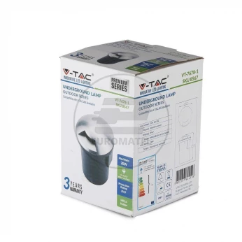 Oprawa Gruntowa V-TAC IP67 MR16/GU5.3 12V 1-stronna VT-7678-1 3 Lata Gwarancji