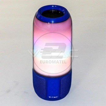 Głośnik Bezprzewodowy BLUETOOTH VT-6211 2x3W USB &amp Slot Card Niebieski 8569